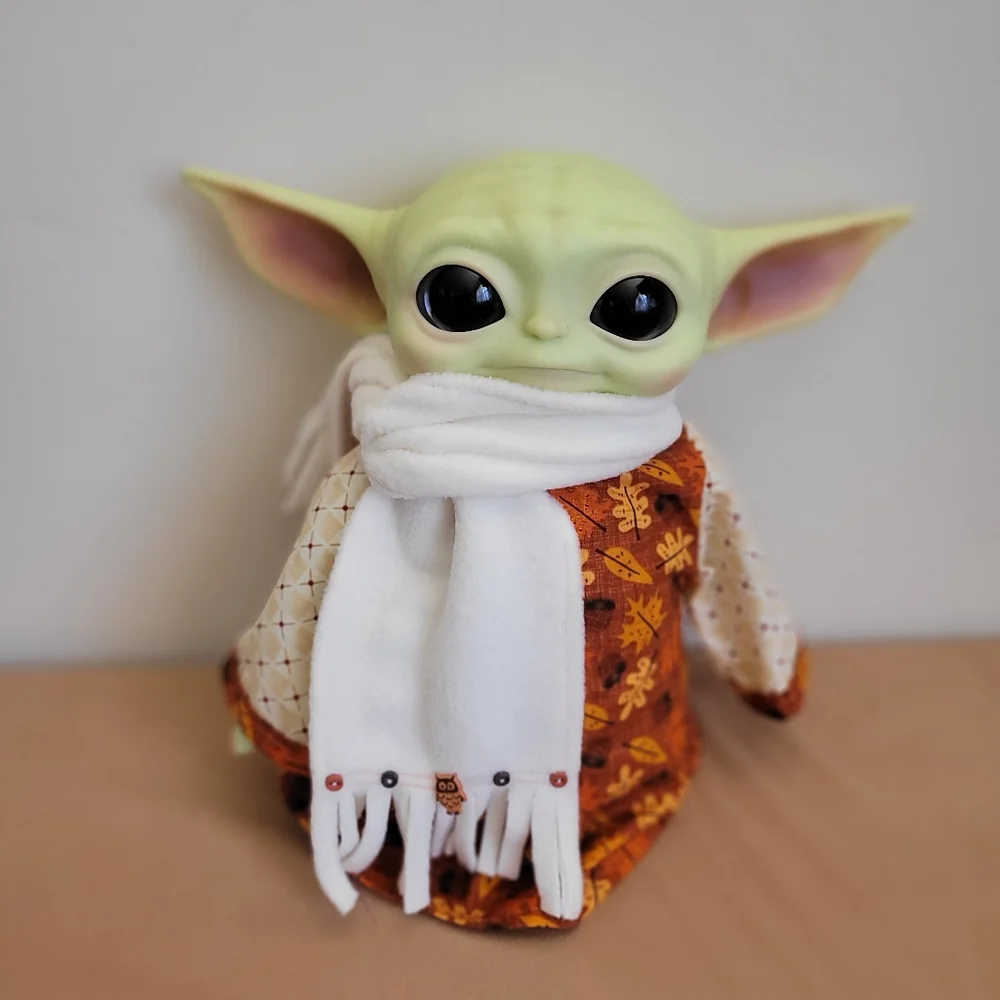 Autumn Owl 2pc Fall Leaves Outfit/Scarf set for‎ 11